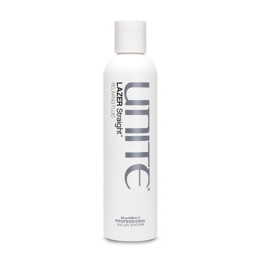 UNITE LAZER front packaging showing product and size, offers sleek styling benefits