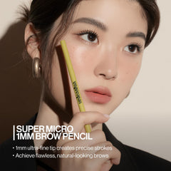 UNLEASHIA brush and spoolie detail blending product for natural-looking brows