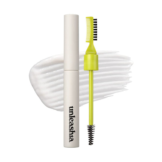 UNLEASHIA front packaging showing clear brow gel for long-lasting sculpted brows
