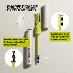 UNLEASHIA clear gel texture swirl showing smooth non-crunchy finish