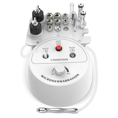 UNOISETION front view showing device and benefits of professional exfoliation