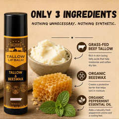 Untamed Organics close-up of balm texture highlighting smooth tallow blend