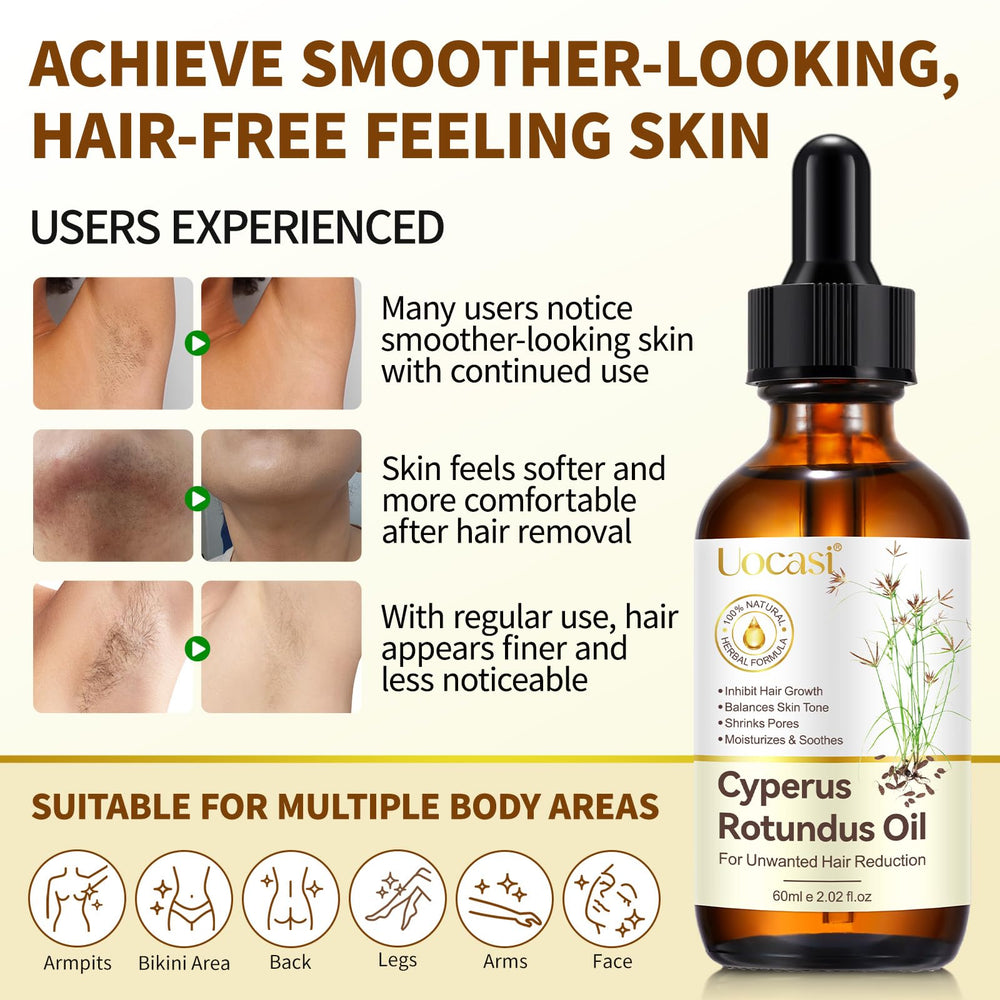 Uocasi oil texture pouring from dropper showing lightweight absorption benefit