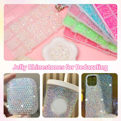 uotey rhinestones applied to a tumbler illustrating durable decorative finish