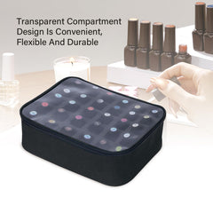 UOZL packed in suitcase demonstrating travel-ready polish protection