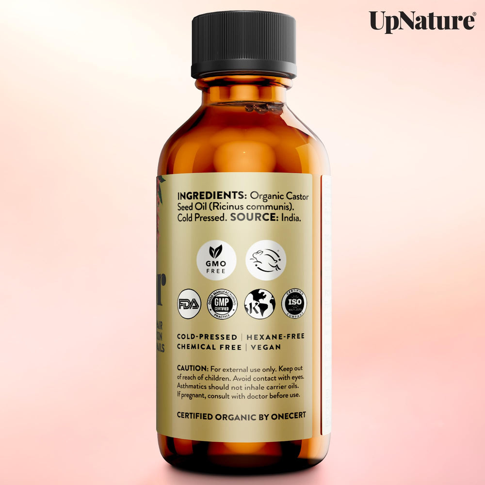 UpNature bottle on bathroom vanity suggesting clean routine and convenience benefit