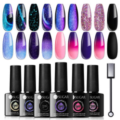 UR SUGAR six-bottle kit front view showcasing color variety and gifting appeal