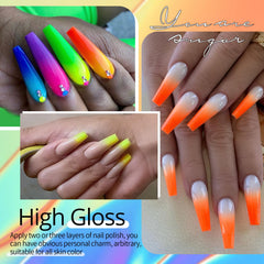 UR SUGAR bottles with clear color windows for quick shade selection benefit