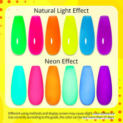 UR SUGAR neon green gel on brush showing precise control and even coverage