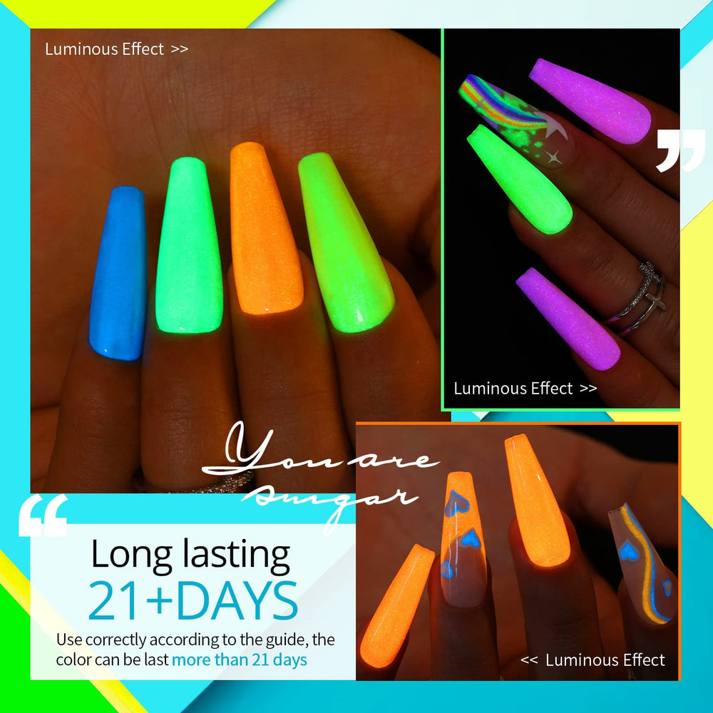 UR SUGAR neon yellow swatch on white card showing opaque finish benefit: vibrant visibility