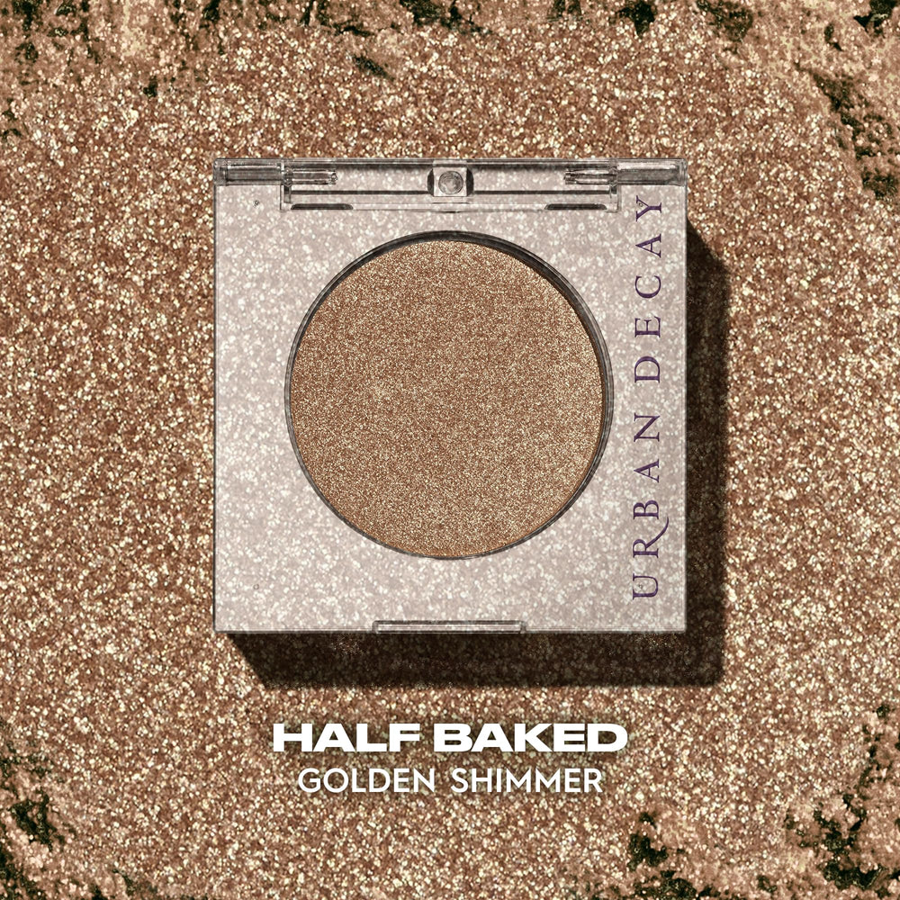 Urban Decay Half Baked near brushes and primer showing prep-to-finish routine benefit