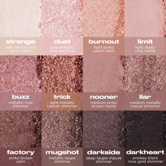 URBAN DECAY swatches on forearm showing color payoff and versatile pink tones