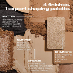 Urban Decay palette in use on eyelid for quick daytime to evening transition benefit