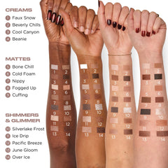 Urban Decay palette in use applying lid shade for precise, crease-resistant color