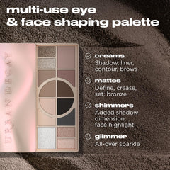 Urban Decay shimmer topper detail showing fine sparkle that enhances highlights