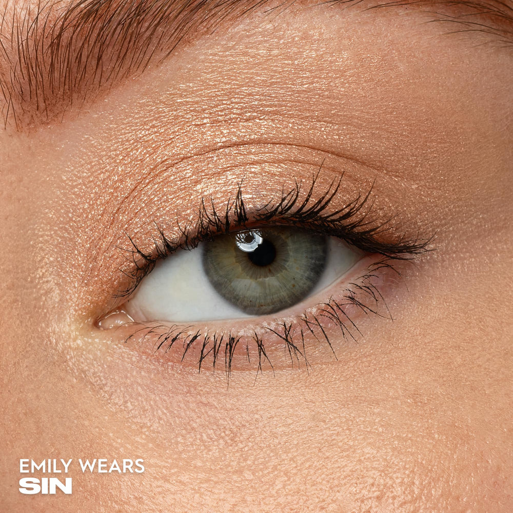 URBAN DECAY Sin applied with finger showing instant color payoff benefit for quick application