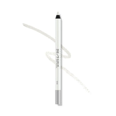 URBAN DECAY Yeyo front packaging showing metallic white pencil and branding benefit longwear