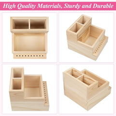 Urbuti bottom row with ten drill holes keeping bits upright and visible