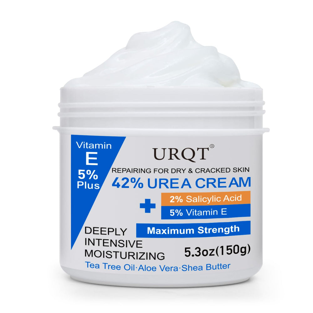URQT front tube displaying product label and benefits