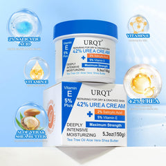 URQT being massaged into a dry hand for fast smoothing