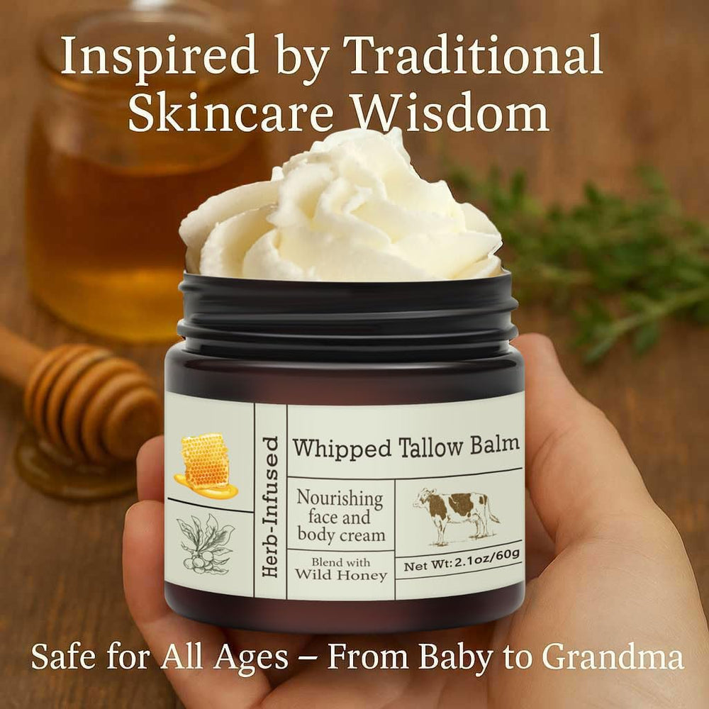 URQT jar open with honey spoon highlighting natural ingredients and nourishment