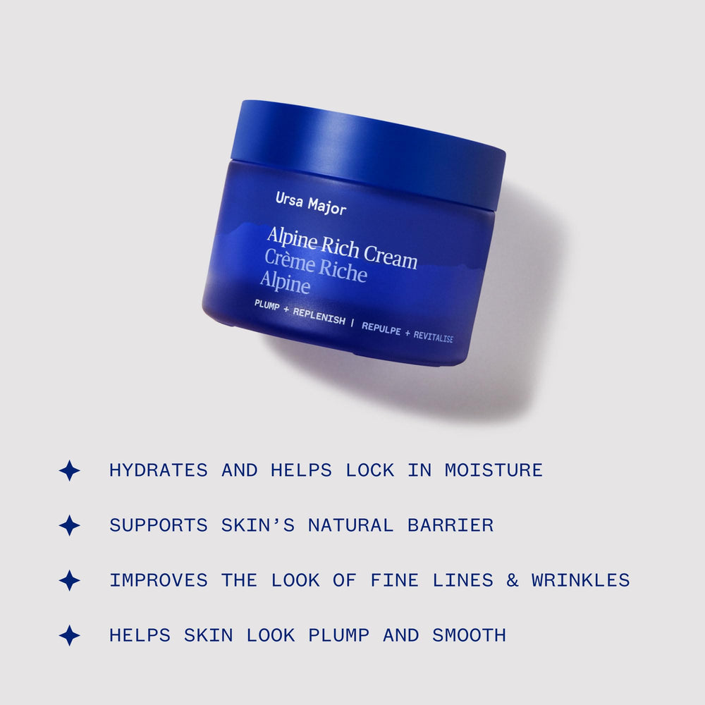 Ursa Major ingredients cloudberry and tremella highlighting nourishing benefits