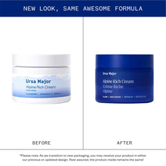 Ursa Major open jar close-up displays cream texture and hydration