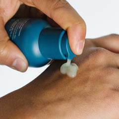 Ursa Major serum drop texture demonstrating lightweight absorption