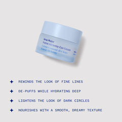Ursa Major jar open with cream visible for easy access and travel-friendly benefit