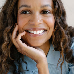 Ursa Major ingredient botanicals arranged to show plant-based brightening actives