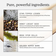 Ursa Major texture closeup of cream-to-oil serum showing lightweight absorbent finish