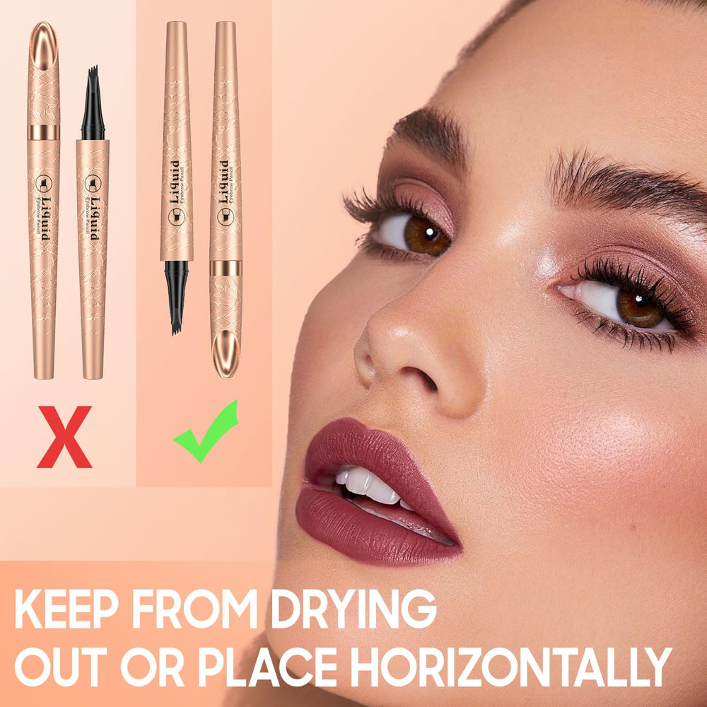 Ursoulney pen in a travel makeup bag for on-the-go waterproof shaping