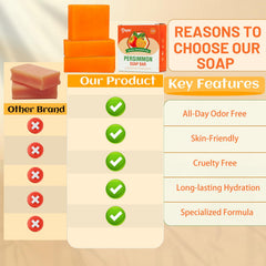 URZTUL label detail focusing on persimmon extract and ingredient clarity