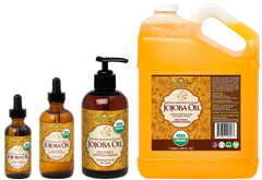 US Organic 2oz bottle next to everyday items to show compact size