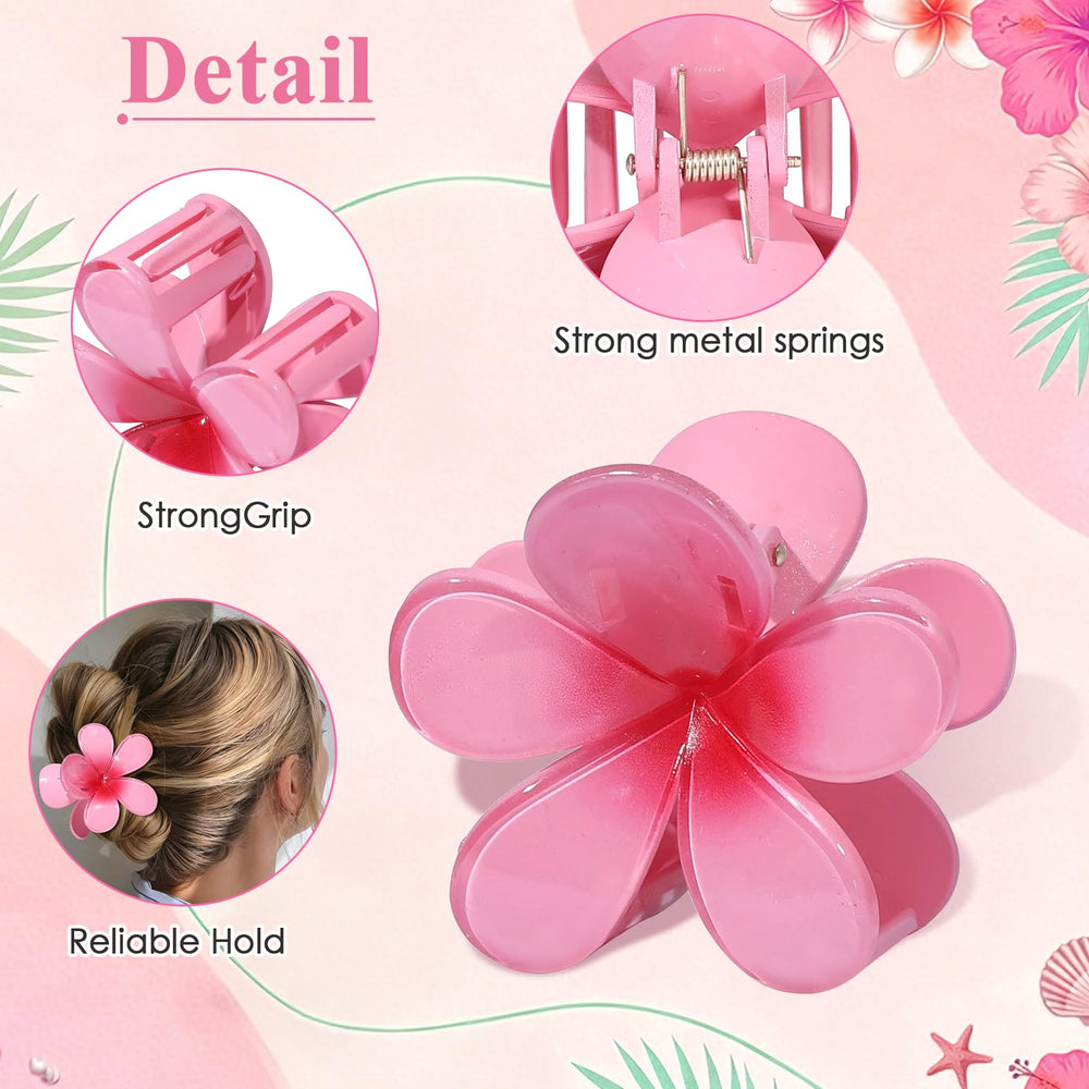 USDNICE clips securing beach hair in a relaxed updo for wind-resistant hold