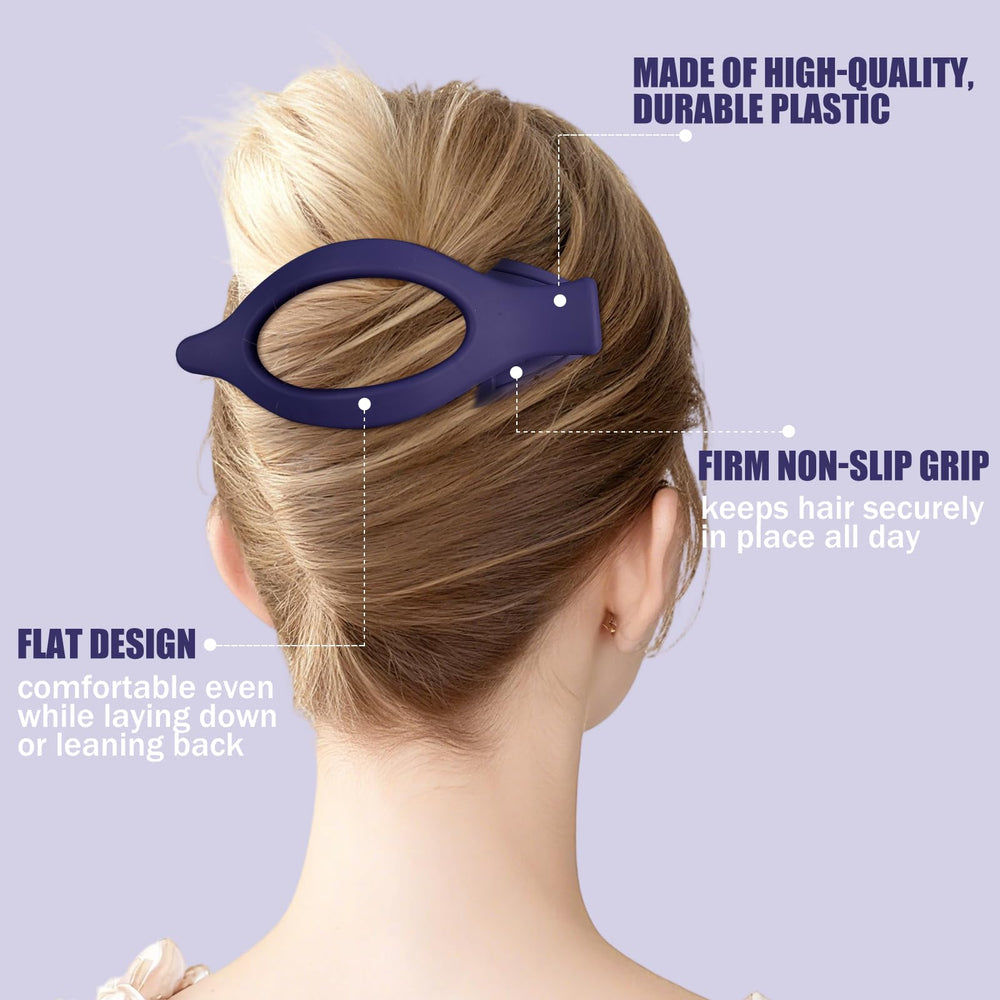 USDNICE clip securing a half-up hairstyle for quick daily styling and secure hold