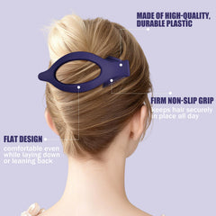 USDNICE clip securing a half-up hairstyle for quick daily styling and secure hold