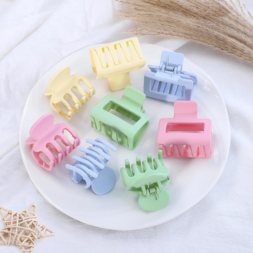 USDNICE clips securing a half-up hairstyle demonstrating easy styling and reliable hold