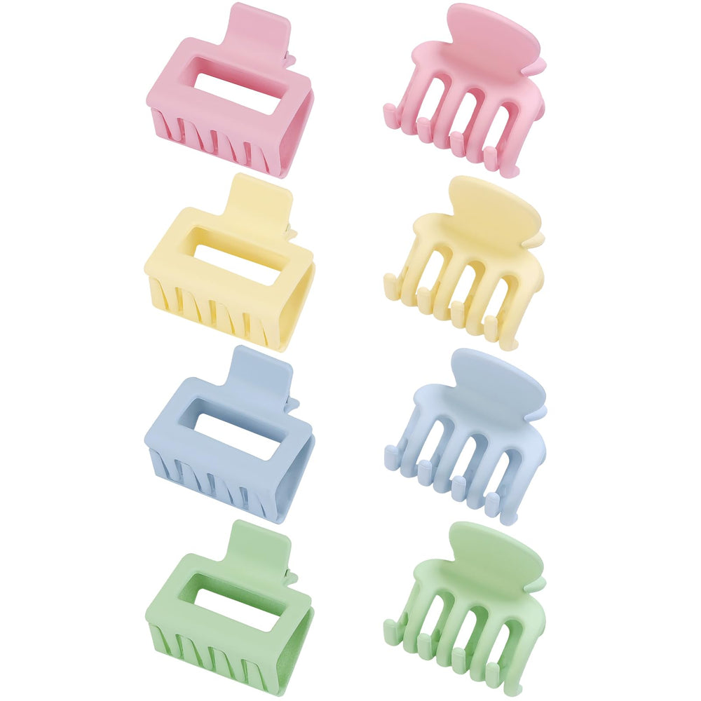USDNICE color array flatlay showing six hues that match multiple outfits