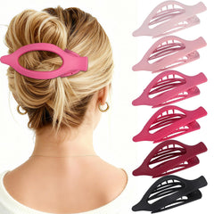 USDNICE front packaging showing six matte flat clips, easy selection benefit