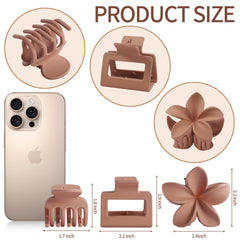 USDNICE flower clip detail highlighting sturdy metal spring and decorative look