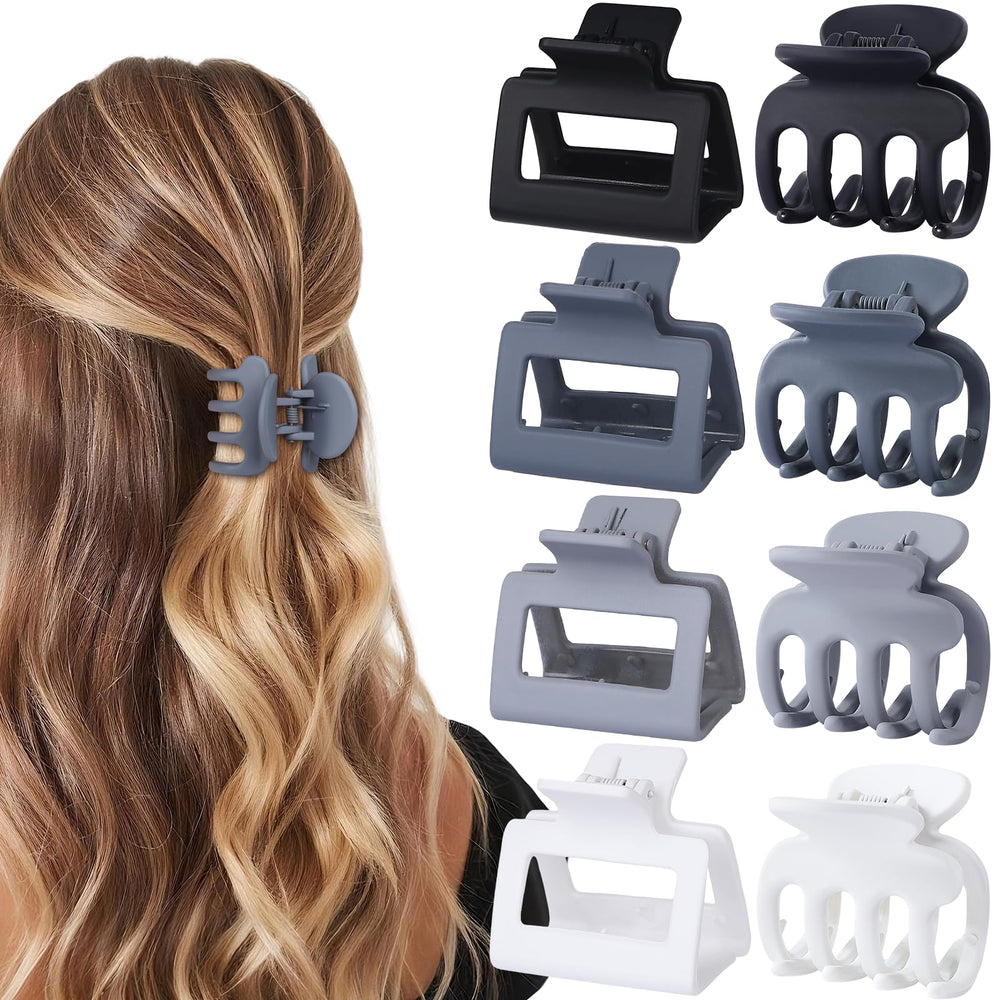 USDNICE front view of grey clip set showing neat packaging and modern look