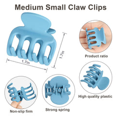 USDNICE clip securing a half-up hairstyle showing secure hold and neat styling