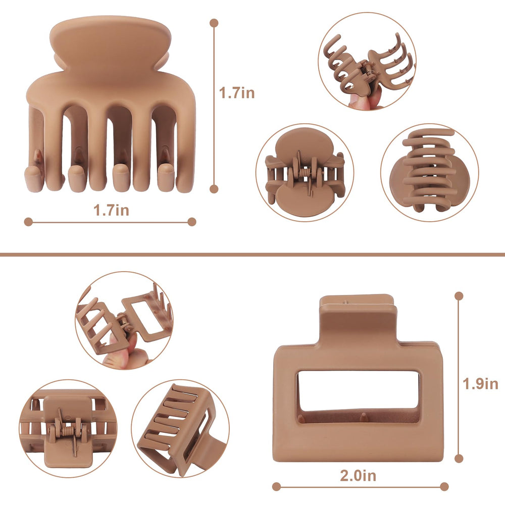 USDNICE square clip detail demonstrating broad clamp for half-up styles