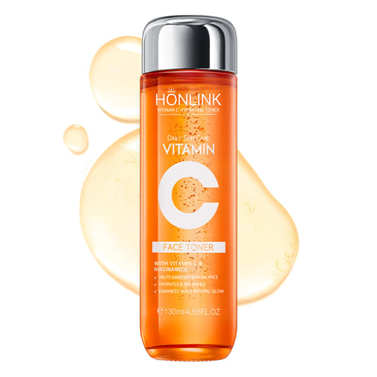 UZTUZT front bottle of vitamin C toner showing clean branding and size benefit