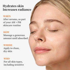 UZTUZT close-up of ingredient label highlighting niacinamide and hyaluronic benefit