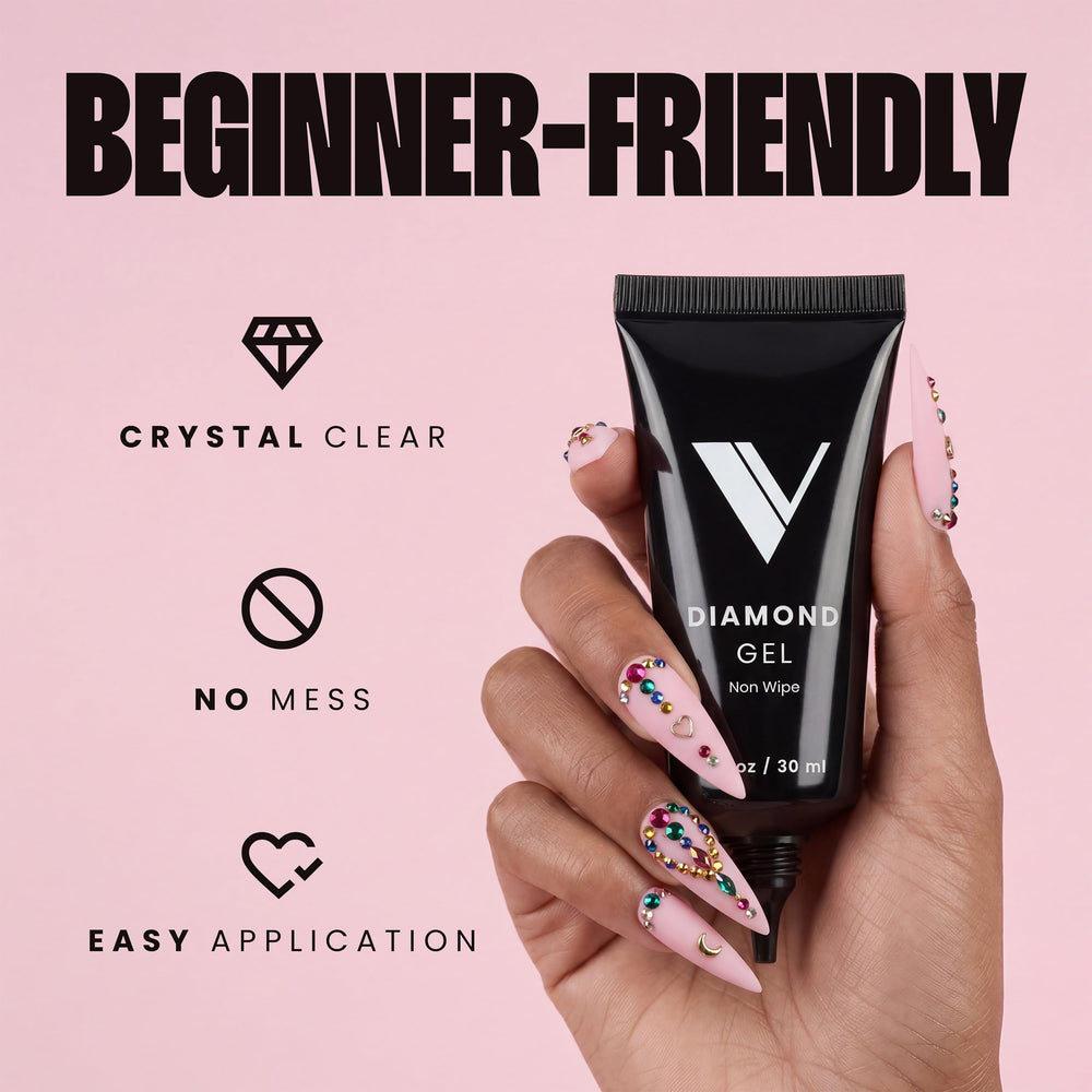 V Beauty Pure nozzle detail enabling precise bead application and less waste
