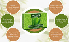 Vaadi Herbals ingredient label detail emphasizing aloe and honey extracts
