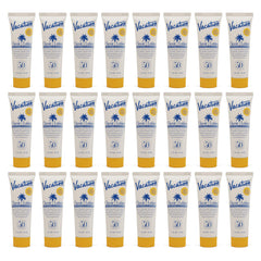 VACATION front packaging showing 24 mini tubes and easy travel protection