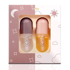 Vafee DEROL front packaging showing set contents and benefits